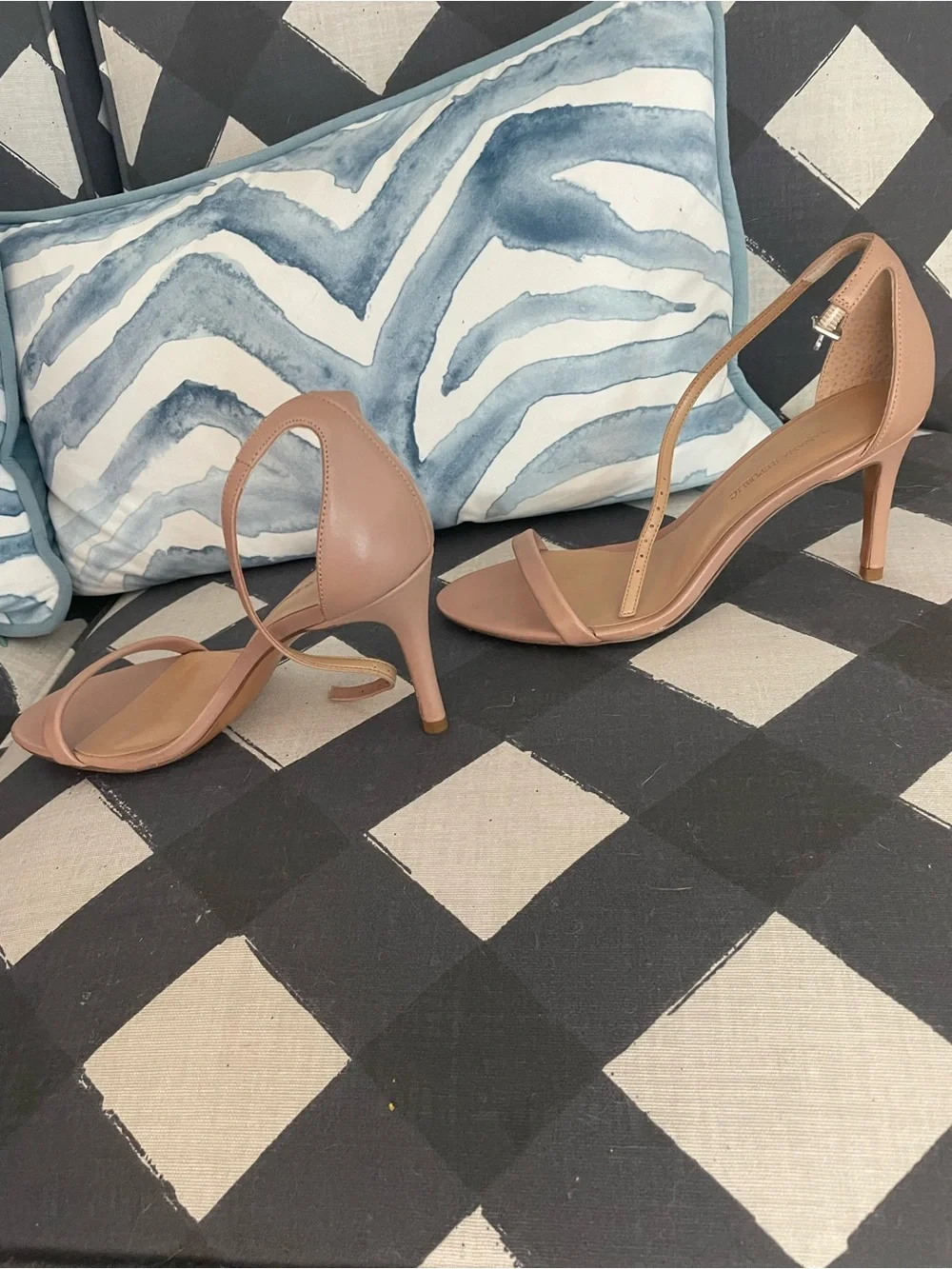Banana Republic Nude Ankle-Strap Heels